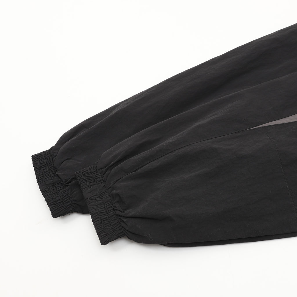 Balenciaga BLCG Sport Logo Track Jacket — Black, Geometric Panel | FW24