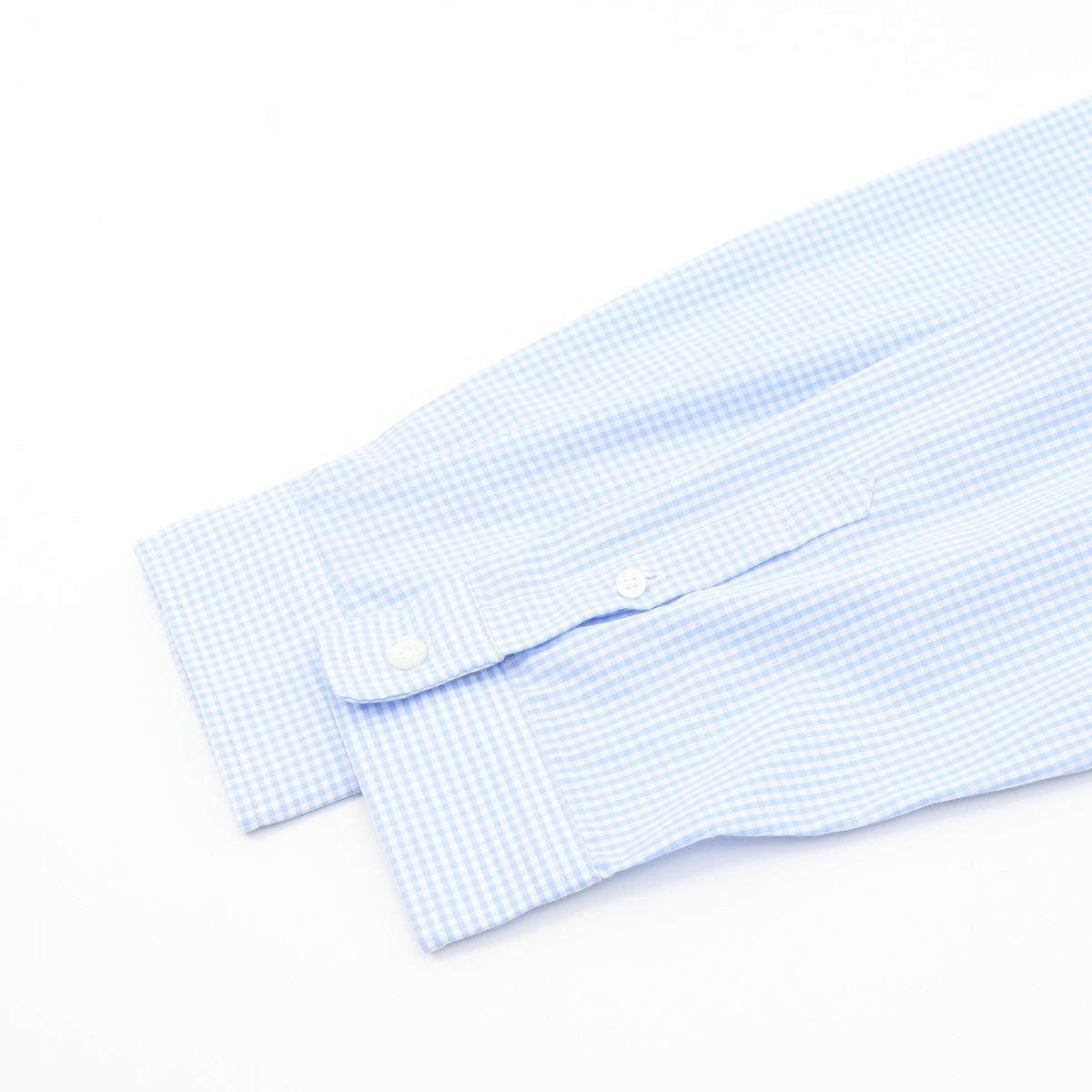 Miu Miu Women's Men's Light Blue Gingham Check Cotton Shirt