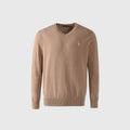 Polo Ralph Lauren Women's & Men's Camel Pony Logo V-Neck Knit Sweater