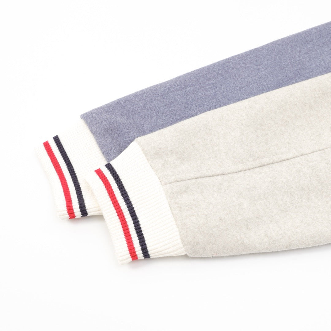 Thom Browne Women's & Men's Color-Block Wool Varsity Jacket