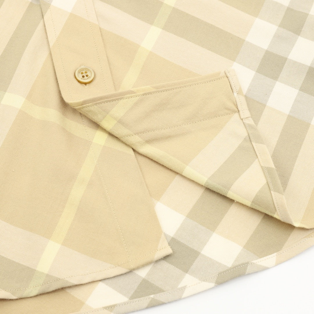 Burberry Vintage Check Cotton Twill Long-Sleeve Shirt
