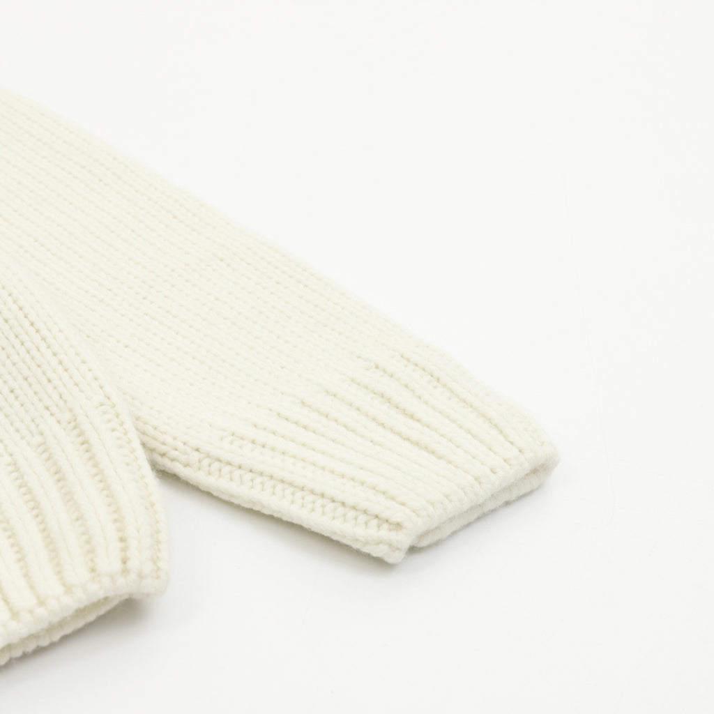 Louis Vuitton Women's & Men's Off-White Full-Zip Knit Cardigan