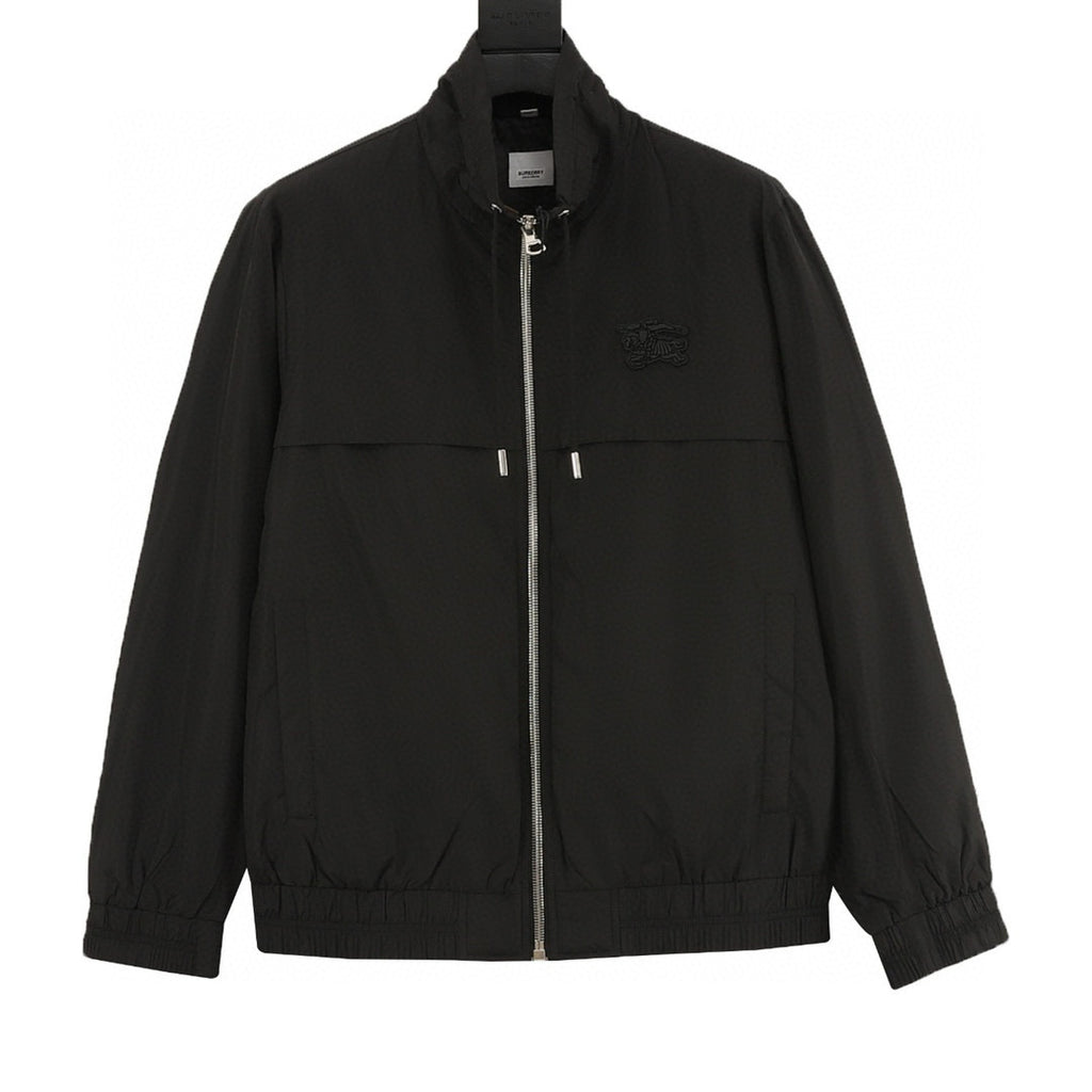 Burberry 26SS Equestrian Knight Emblem Zip-Up Harrington Jacket