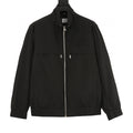 Burberry 26SS Equestrian Knight Emblem Zip-Up Harrington Jacket