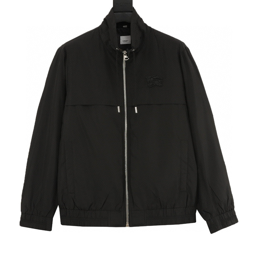 Burberry 26SS Equestrian Knight Emblem Zip-Up Harrington Jacket