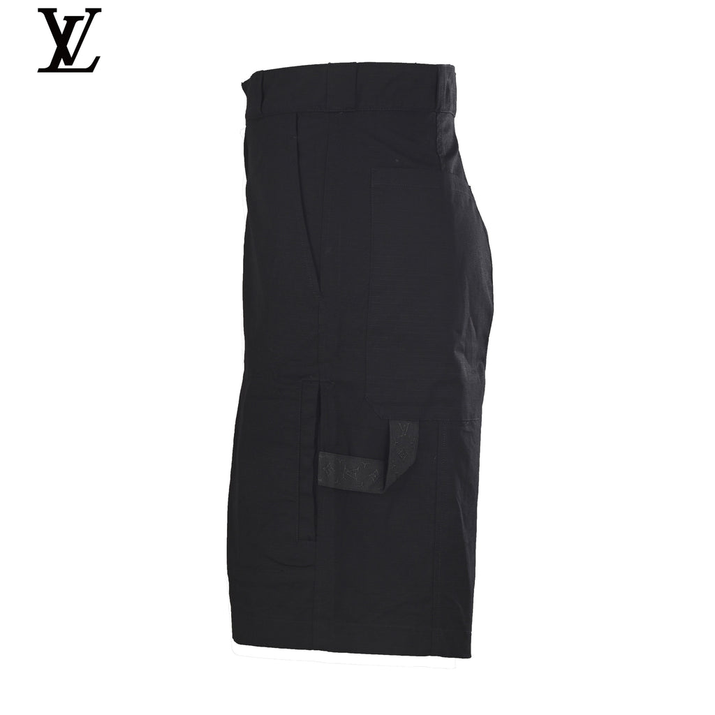 Louis Vuitton Black Multi-Pocket Cargo Shorts