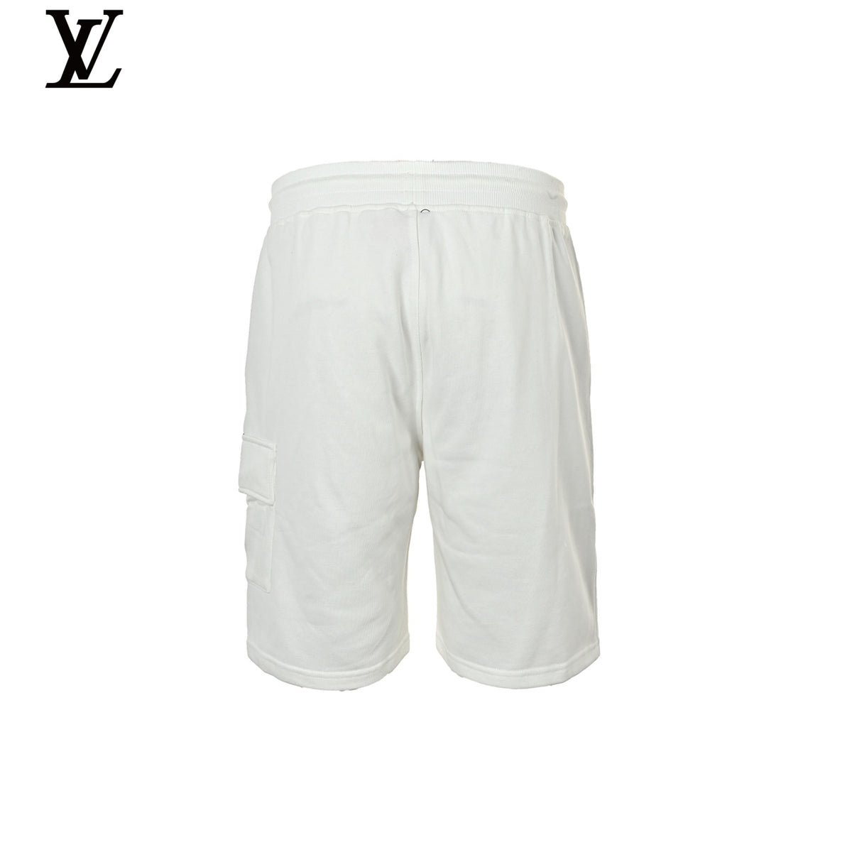 C.P. Company Men's White Jersey Cargo Shorts
