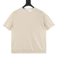 Brunello Cucinelli Layered Look Two-in-One Knit Short-Sleeve T-Shirt