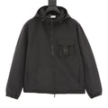 Dior Women's & Men's Black Technical Fabric Hooded Windbreaker