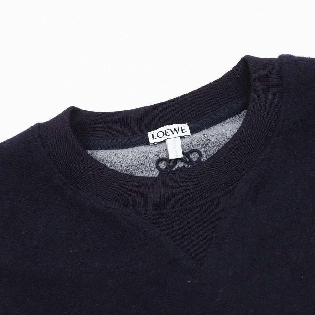 Loewe Women's / Men's Large Anagram Jacquard Sweater in Black