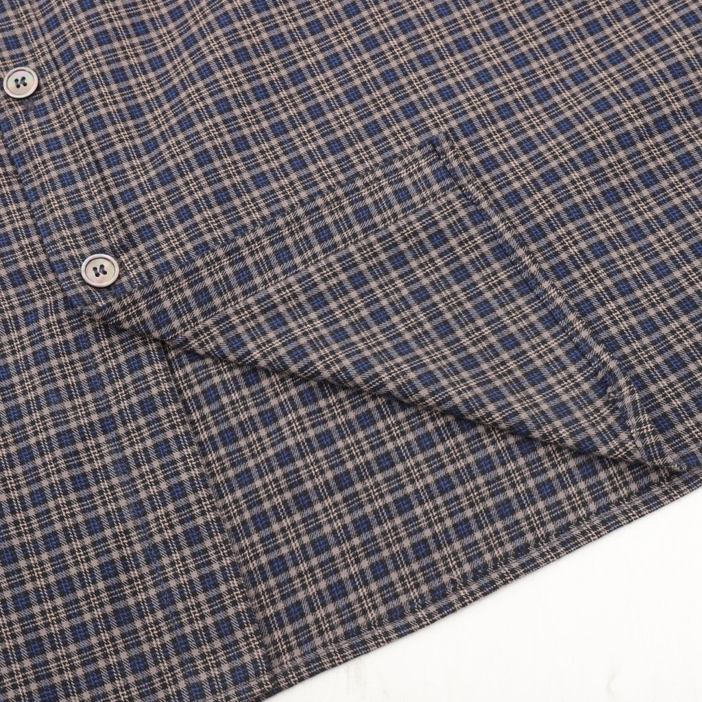 Acne Studios Patchwork Plaid Long-Sleeve Shirt