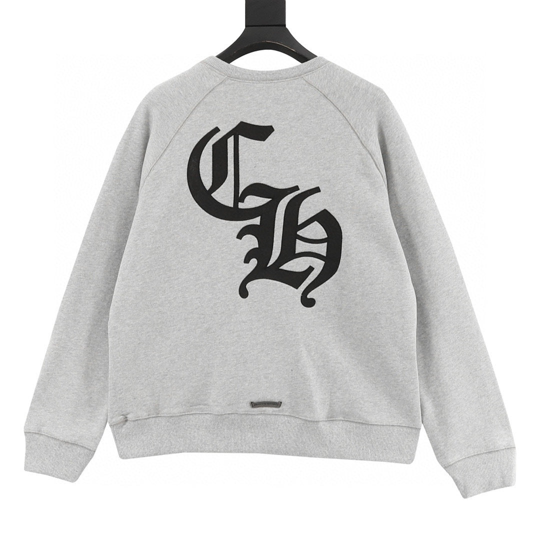 CH Logo Sanskrit Embroidery Crewneck Sweatshirt