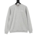 Dior Women's & Men's Heather Grey Logo Crewneck Sweatshirt