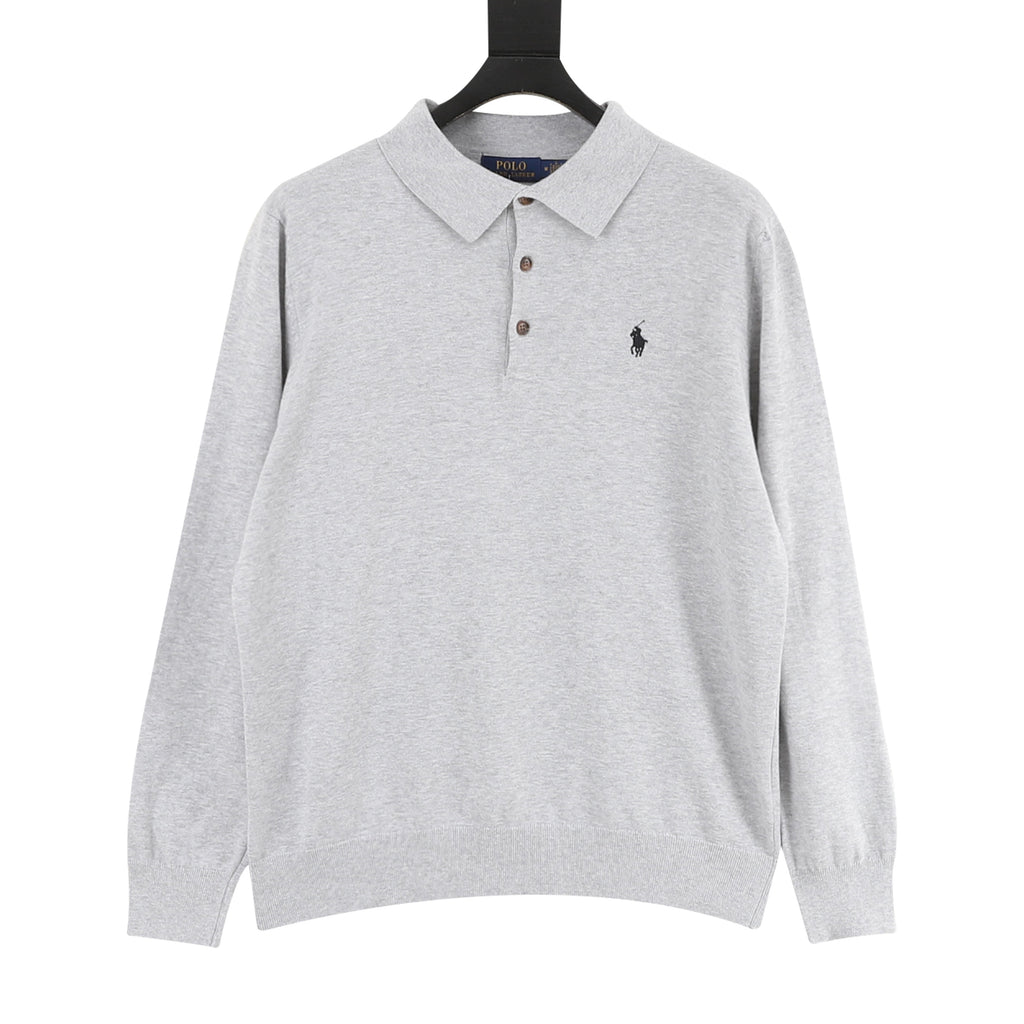 Polo Ralph Lauren 5-Color Pony Knit Long-Sleeve Polo Shirt