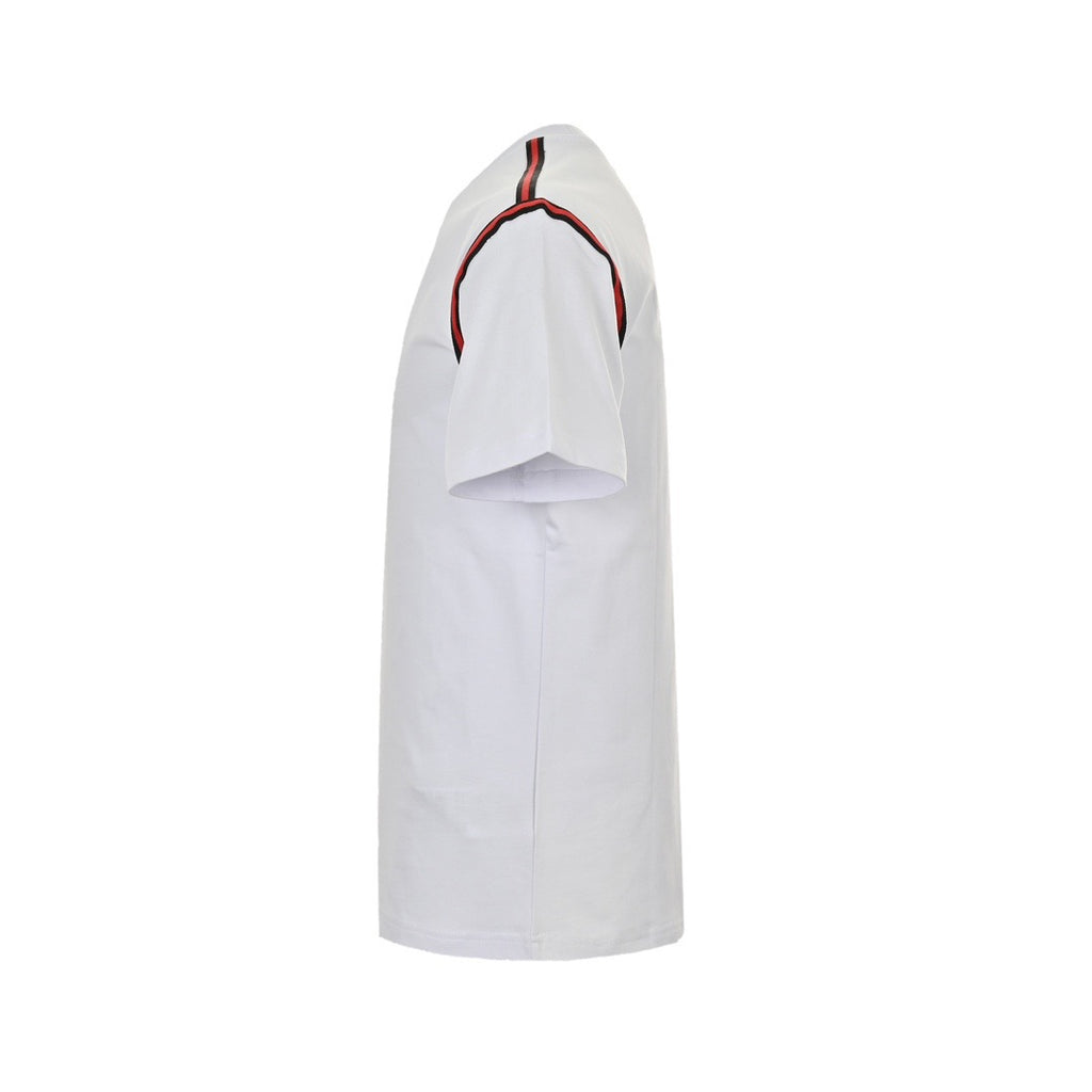 Gucci Shoulder Web Stripe Short-Sleeve T-Shirt in White