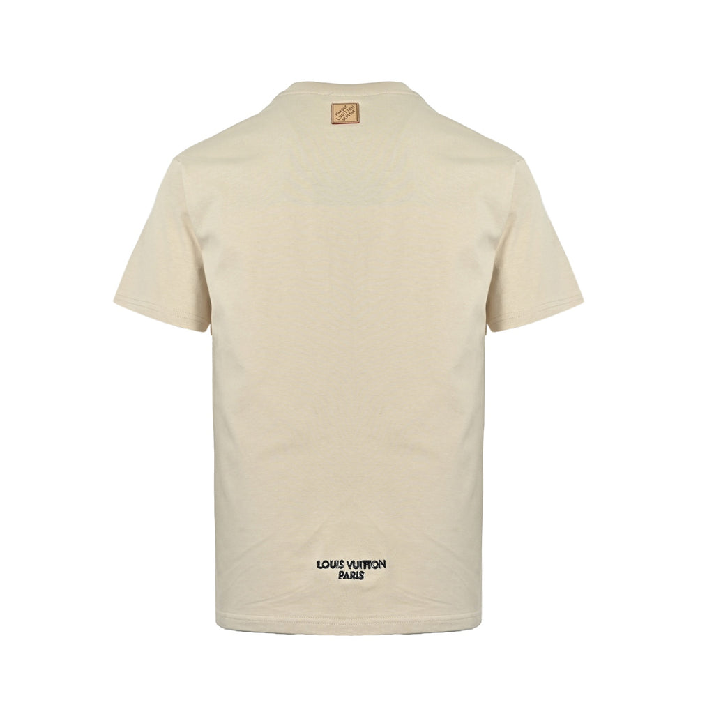 Louis Vuitton Women's / Men's LVM Lettering T-Shirt in Beige