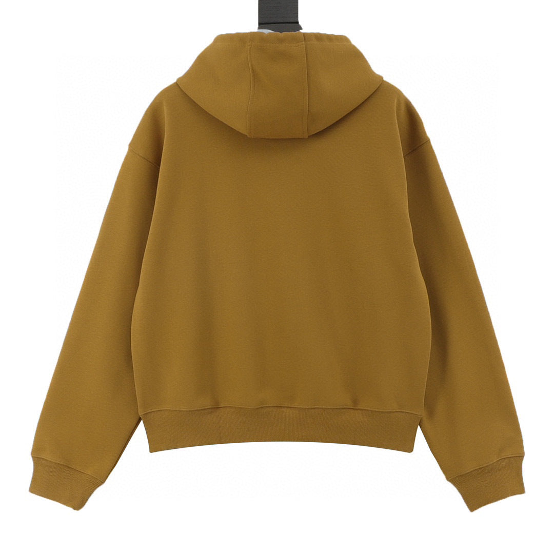 Loewe Two-Tone Zip-Up Hooded Sweatshirt