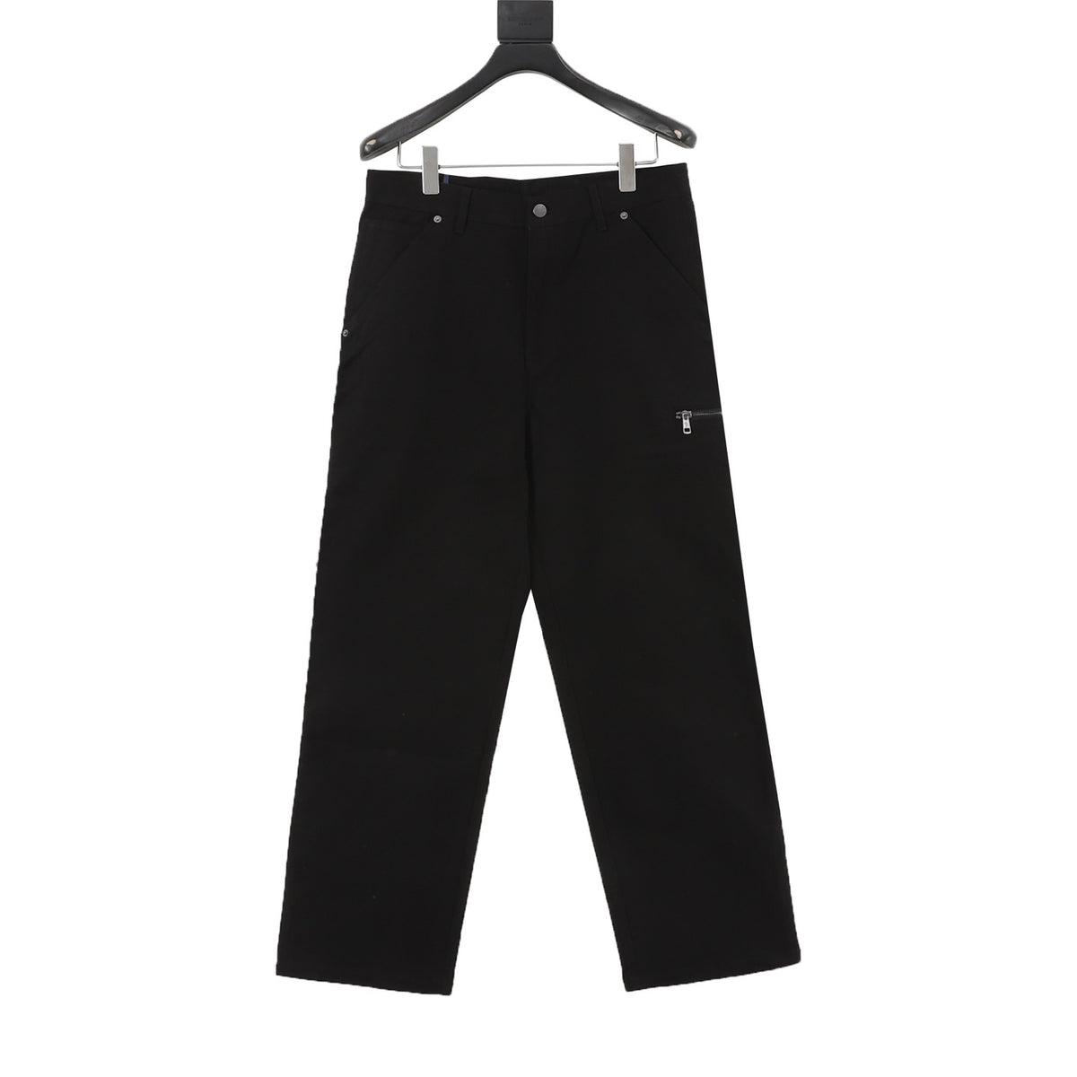 Moncler Women's Men's Black Straight-Leg Pants