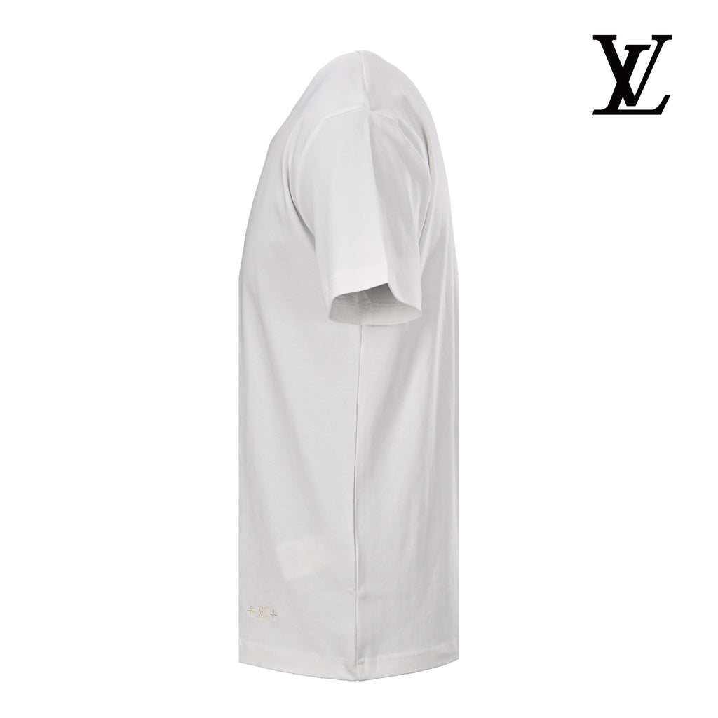 Louis Vuitton Men's White Plain T-Shirt