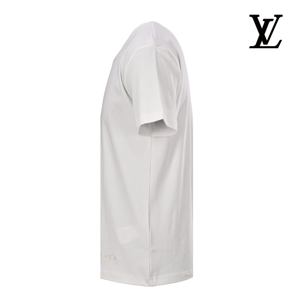 Louis Vuitton Men's White Plain T-Shirt