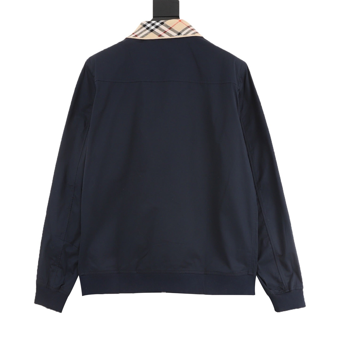 Burberry House Check Collar Zip Jacket — Ivory, Vintage Check Lining