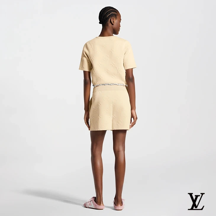 Louis Vuitton Brown Washed Drawstring Shorts
