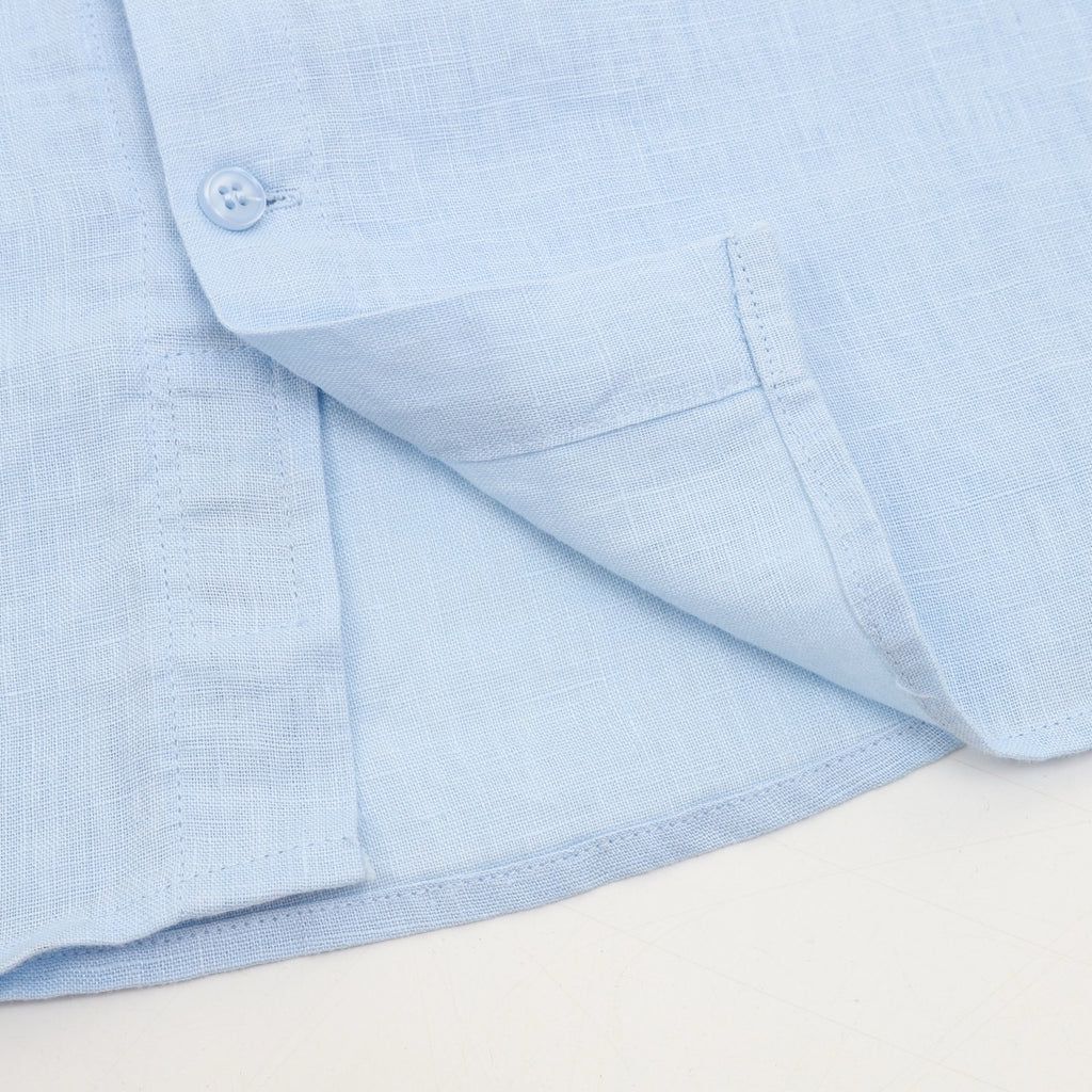 Loro Piana Crew Neck Linen Shirt