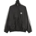 Balenciaga x Adidas Collab Three-Stripe Track Jacket | Black Oversized Zip-Up