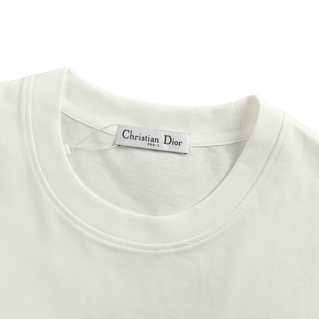 Dior White "For My Real Friends" Graphic T-Shirt