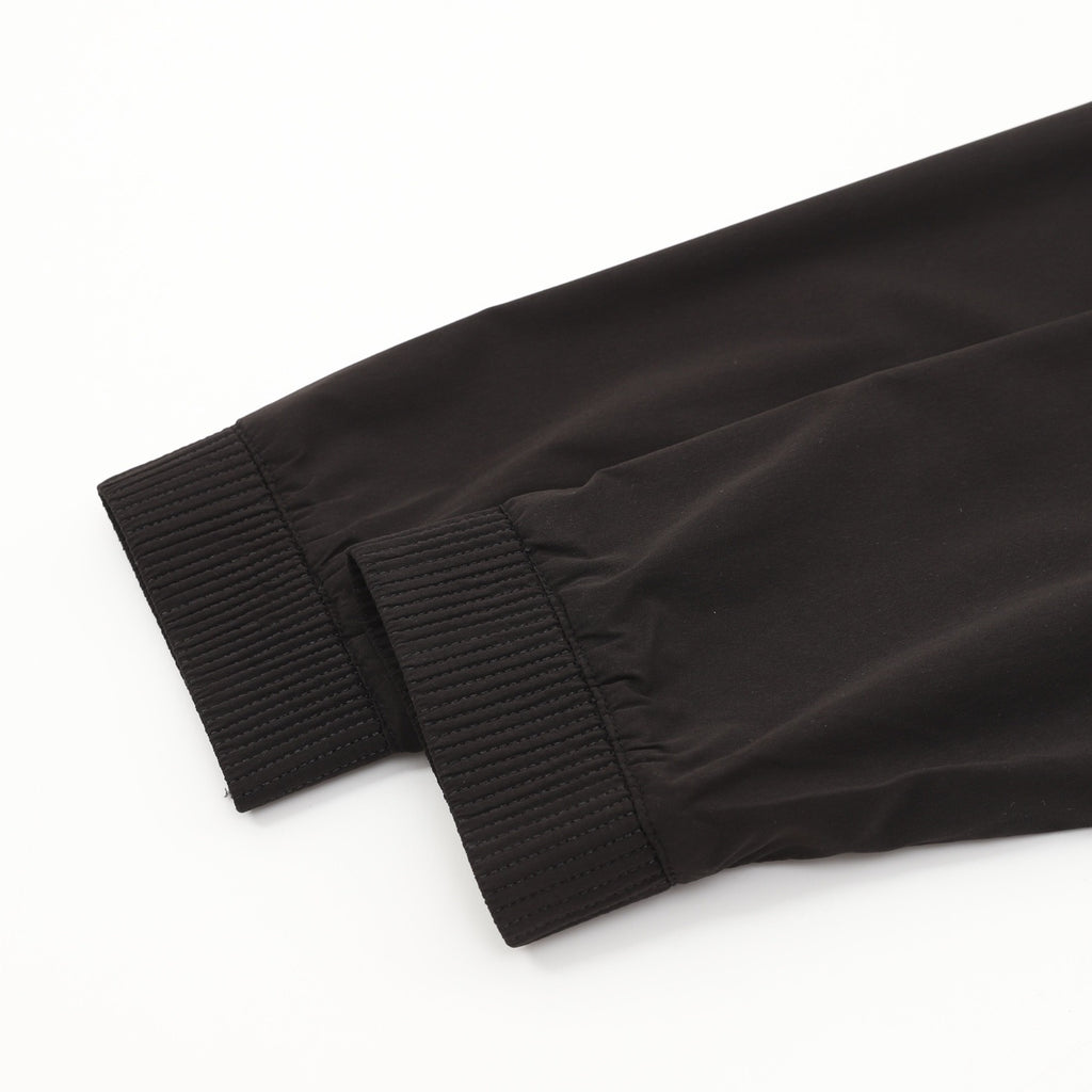 Dior Women's Men's Black Stand-Collar Logo Patch Jacket