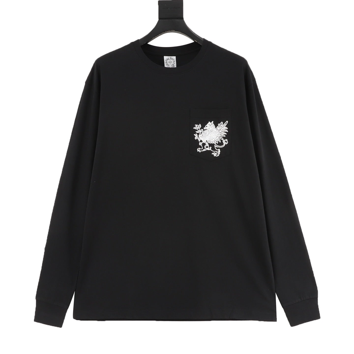 Chrome Hearts Gryphon & Sanskrit Print Long-Sleeve Tee