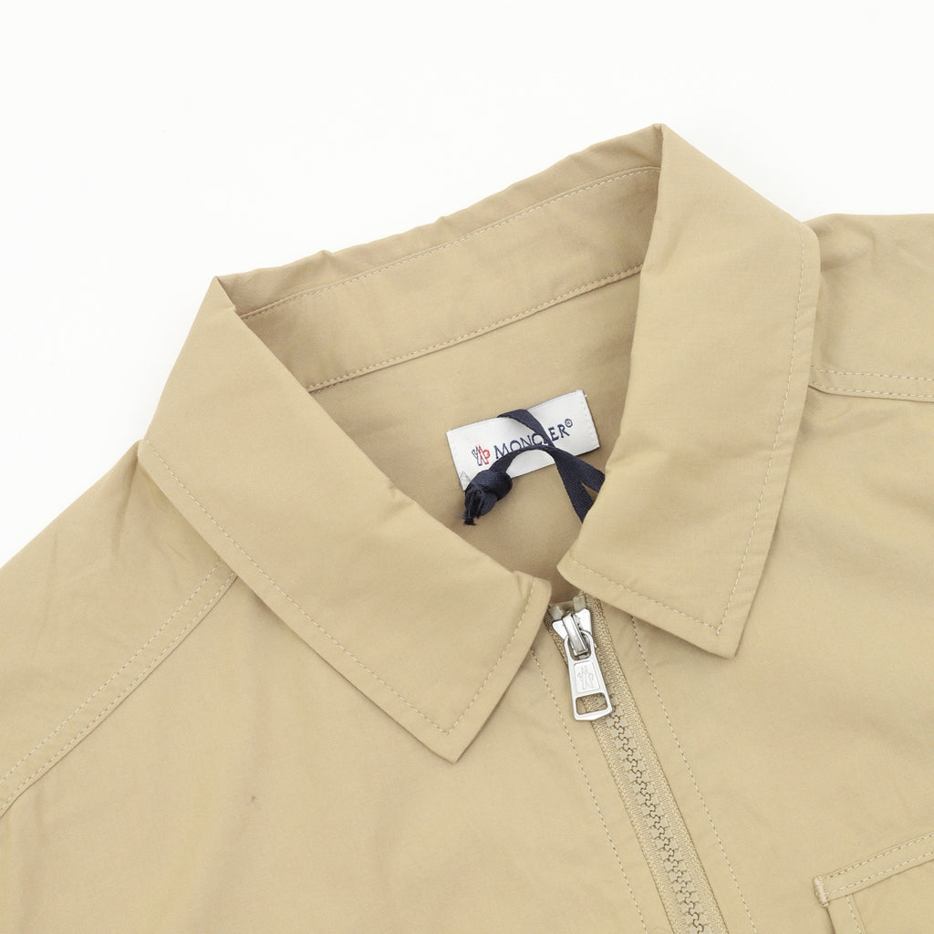 Moncler Women's & Men's Beige Zip-Up Field Jacket