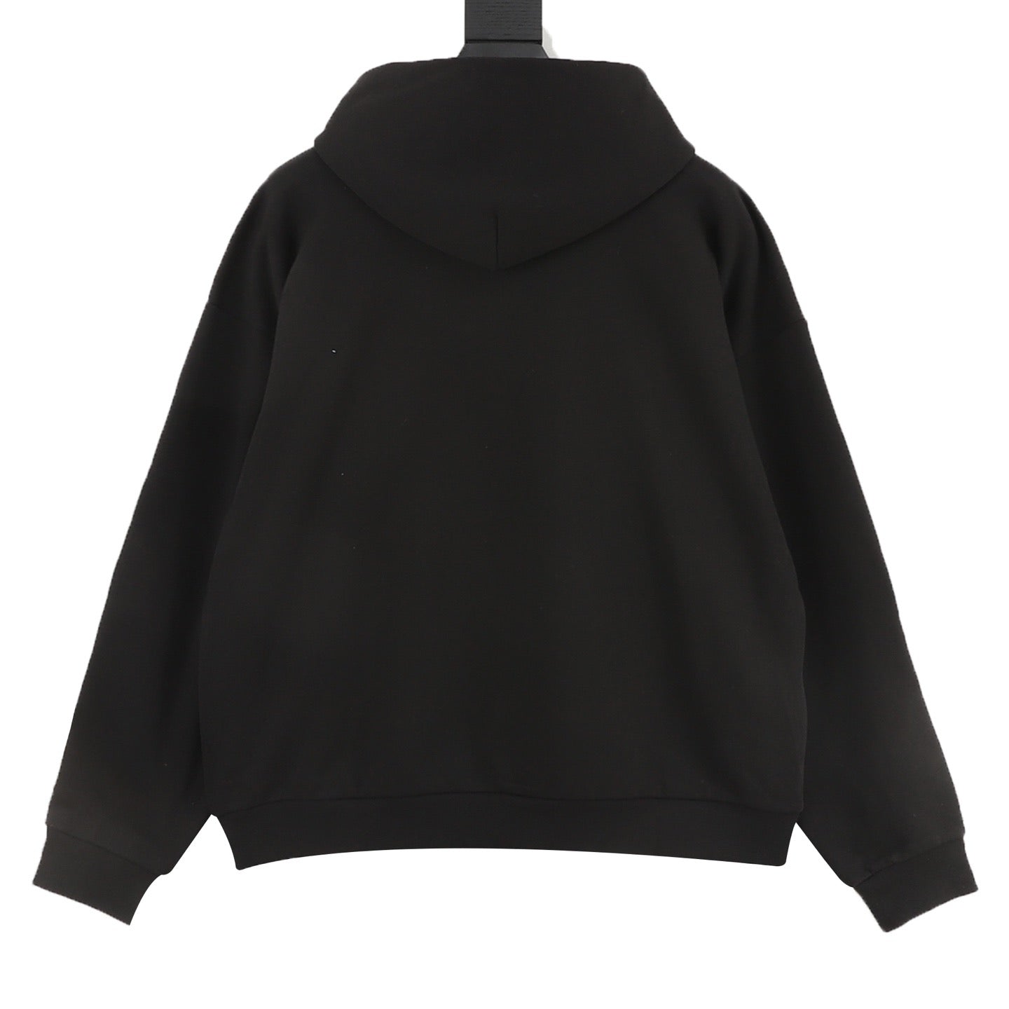 Balenciaga Bodies 6B Logo Printed Oversized Hoodie | Black Heavyweight Luxury Streetwear