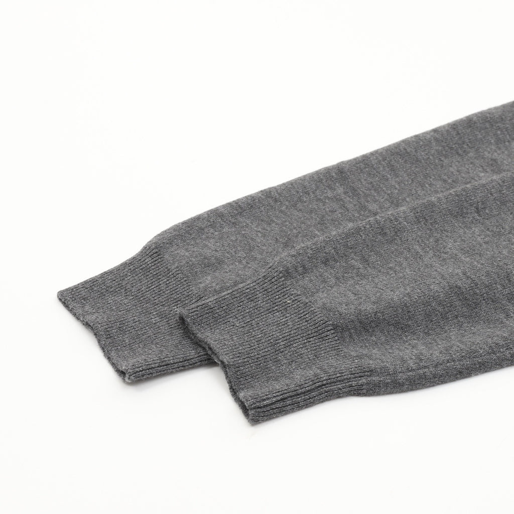 Louis Vuitton Women's & Men's Grey Embossed LV Full-Zip Knit Cardigan