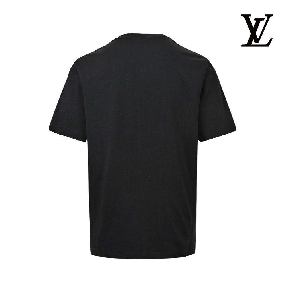 Lacoste Men's Black Logo Patch T-Shirt