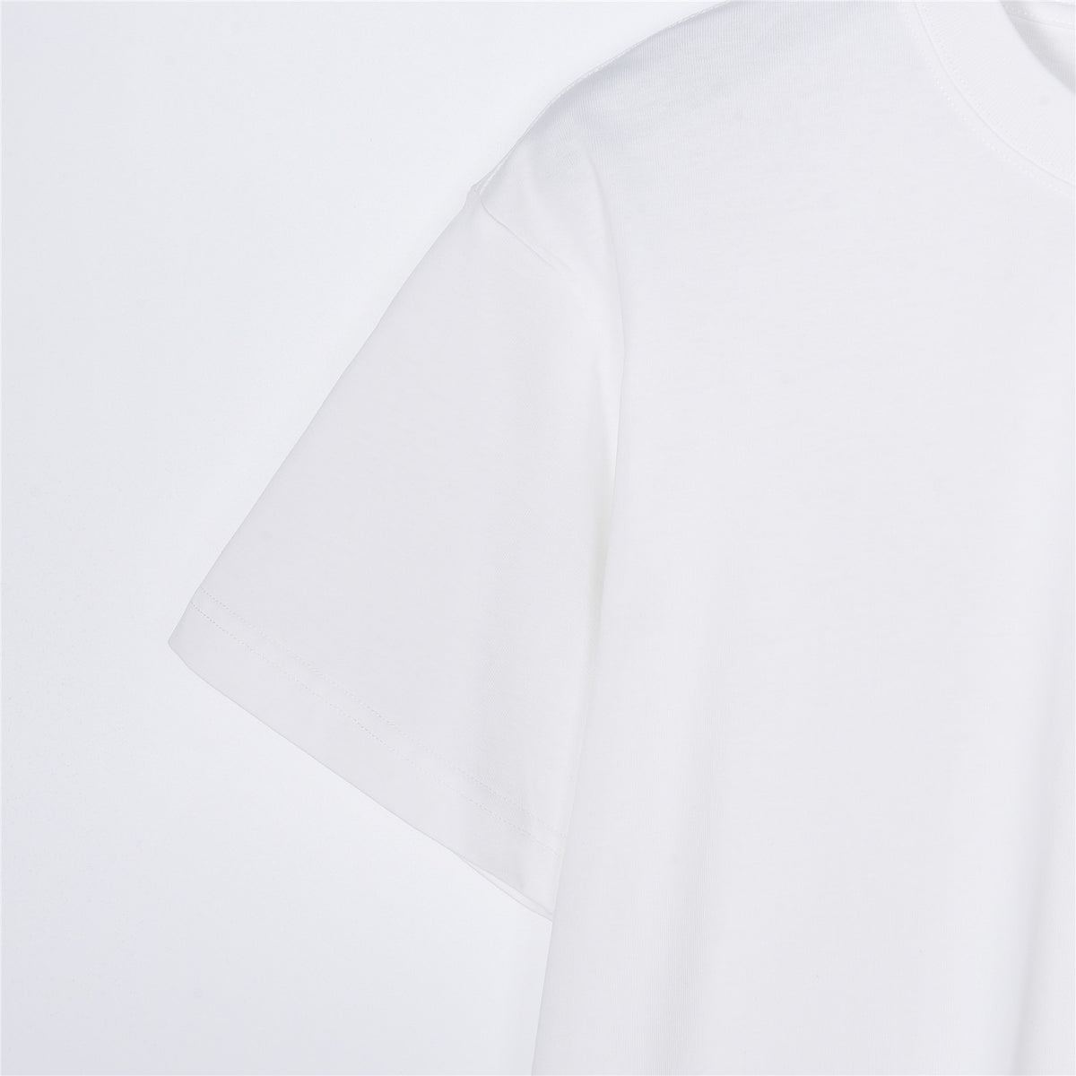 Loewe Rabbit Embroidery and Anagram Short-Sleeve T-Shirt in White