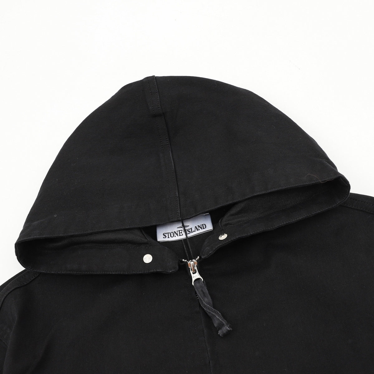 Stone Island Women's Men's Black Hooded Jacket