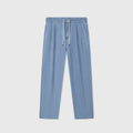 Loro Piana Light Blue Drawstring Denim Trousers | Women's & Men's Styling