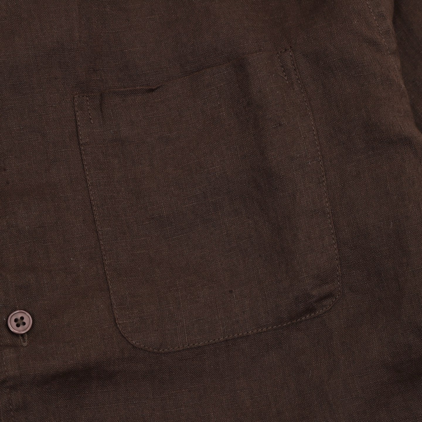 Loro Piana LP Linen Shirt | Dark Brown Breathable Luxury Long Sleeve
