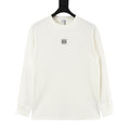 Loewe Anagram Embroidered Ribbed Long-Sleeve Top