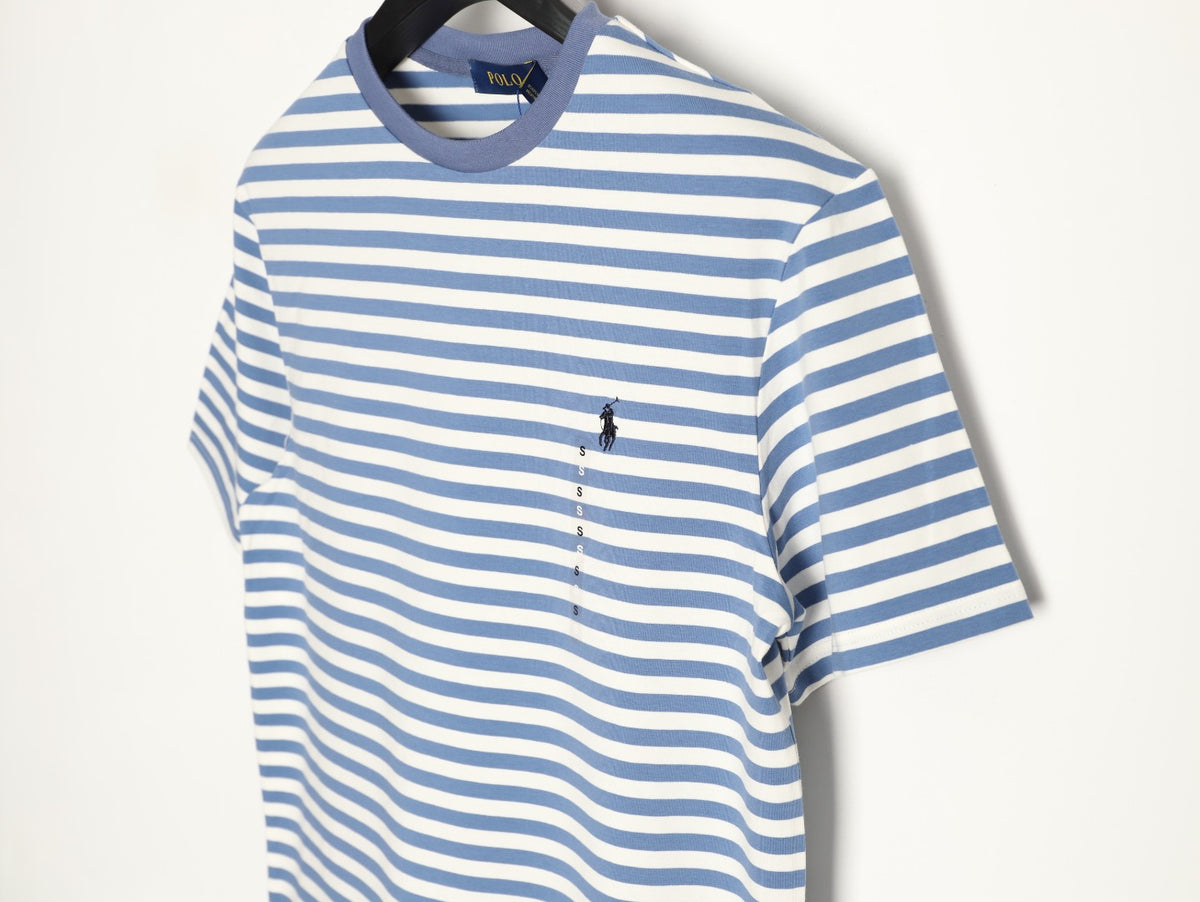 Polo Ralph Lauren Blue & White Striped T-Shirt