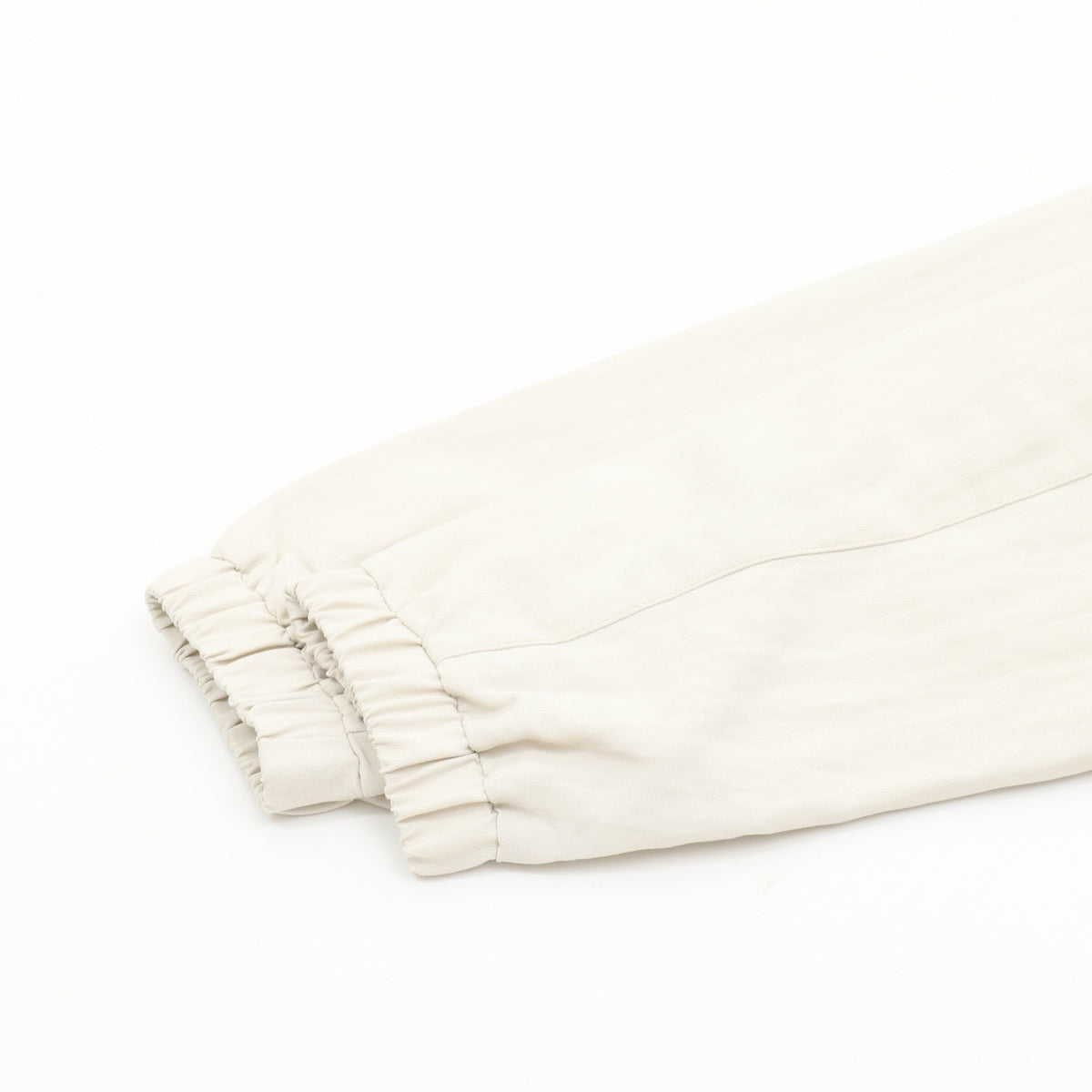 Brunello Cucinelli Logo Embroidery Stand Collar Zip Jacket Off White