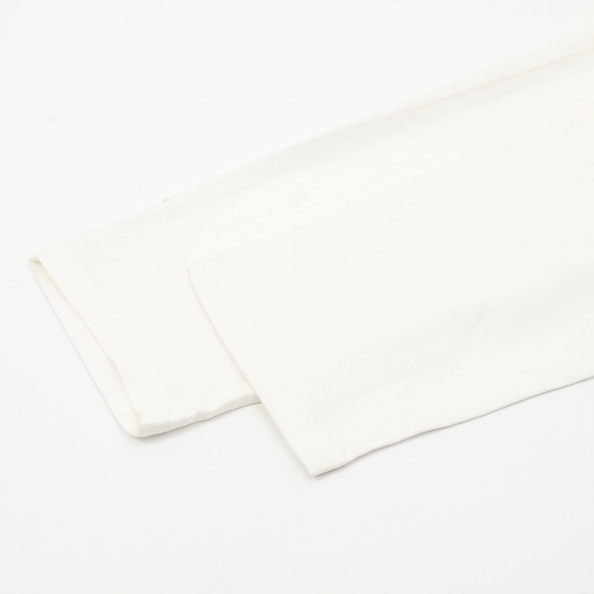 Loewe Women's Men's White Elastic-Waist Linen Trousers