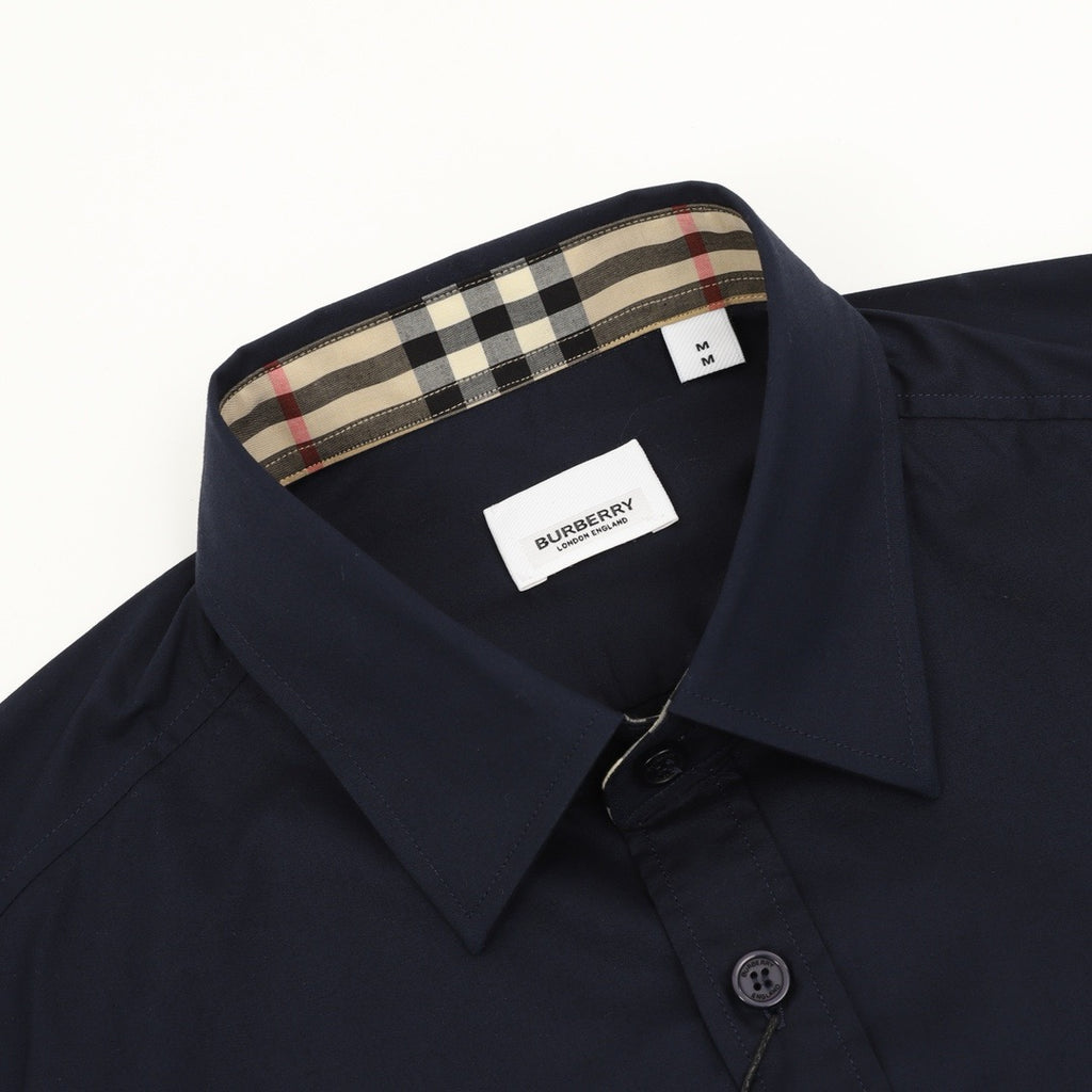 Burberry TB Monogram Tonal Embroidered Long-Sleeve Shirt