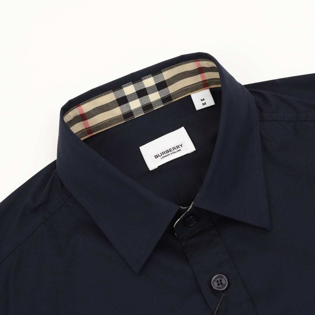 Burberry TB Monogram Tonal Embroidered Long-Sleeve Shirt