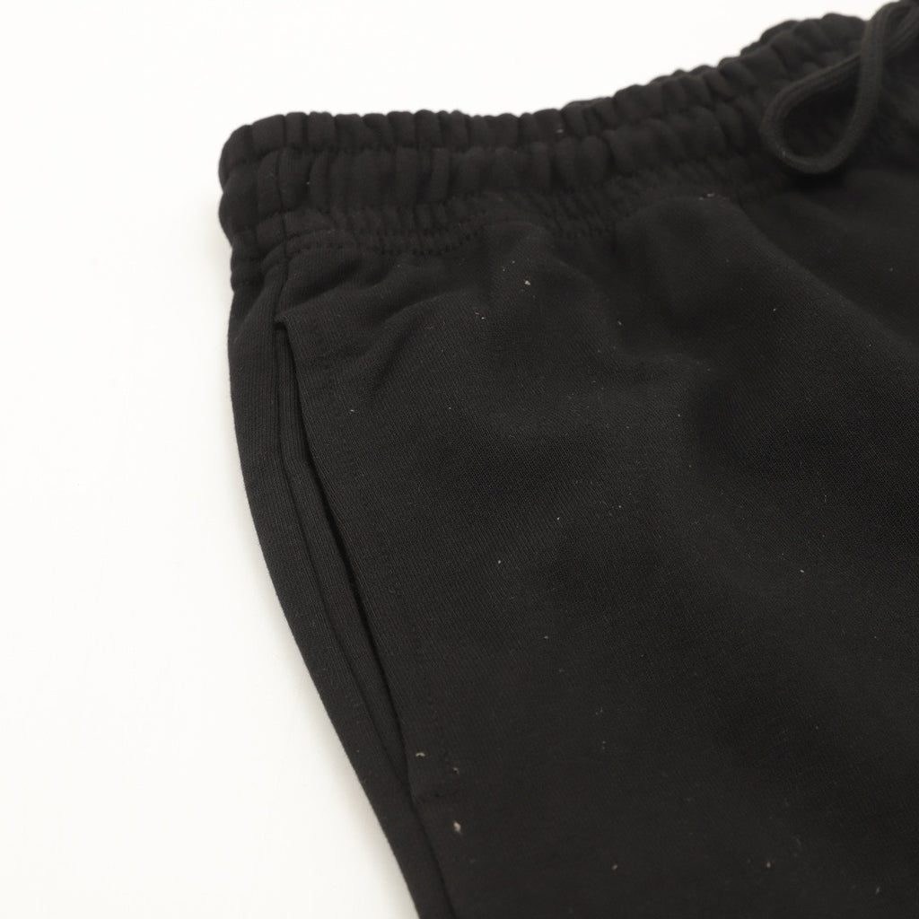 Burberry Women's & Men's Black Embroidered Logo Drawstring Sweatpants