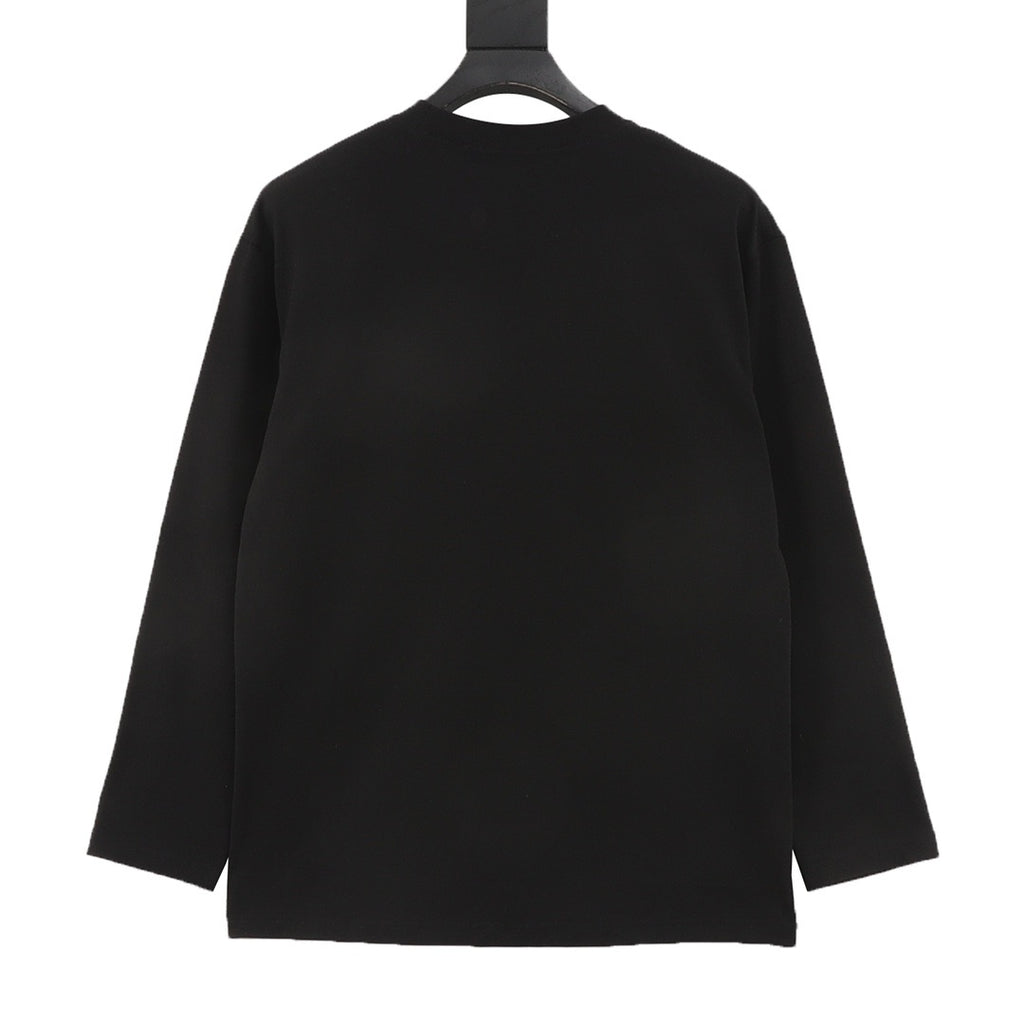 Prada Triangle Logo Zip Chest Pocket Long-Sleeve Top — Ivory（副本）