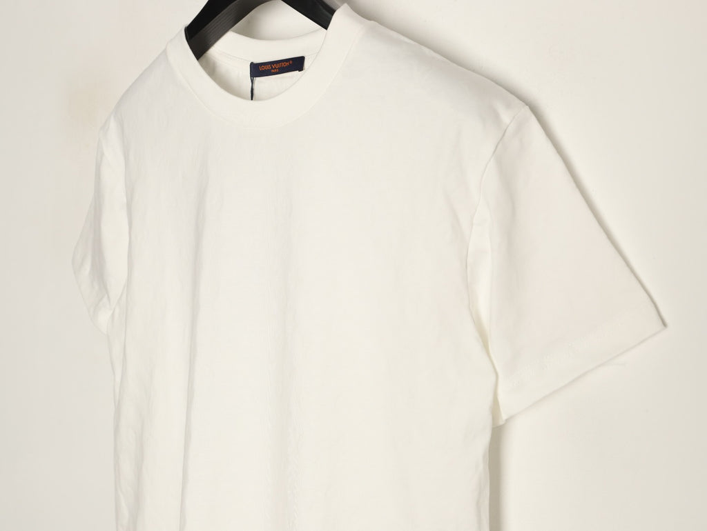 Louis Vuitton Plain Short-Sleeve T-Shirt in White