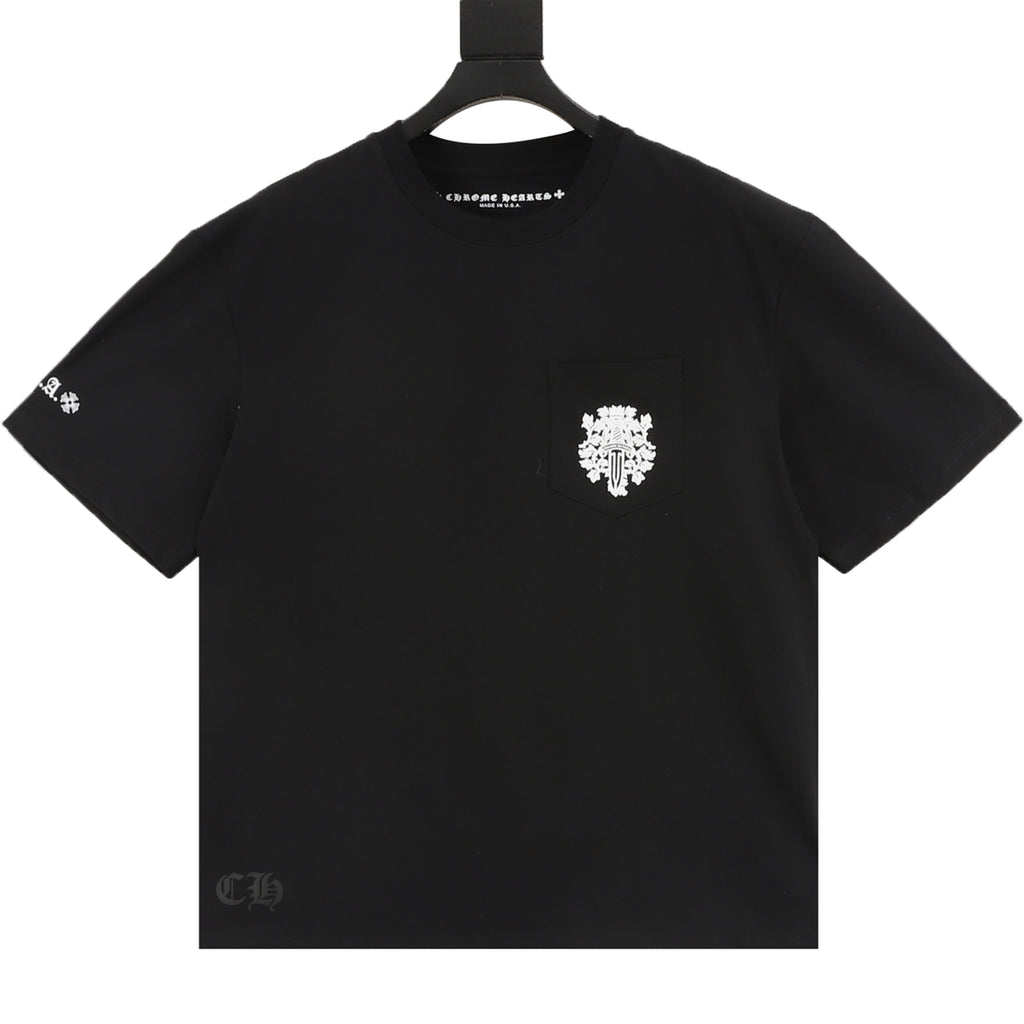Chrome Hearts Dagger Pocket Print Short-Sleeve T-Shirt in Black