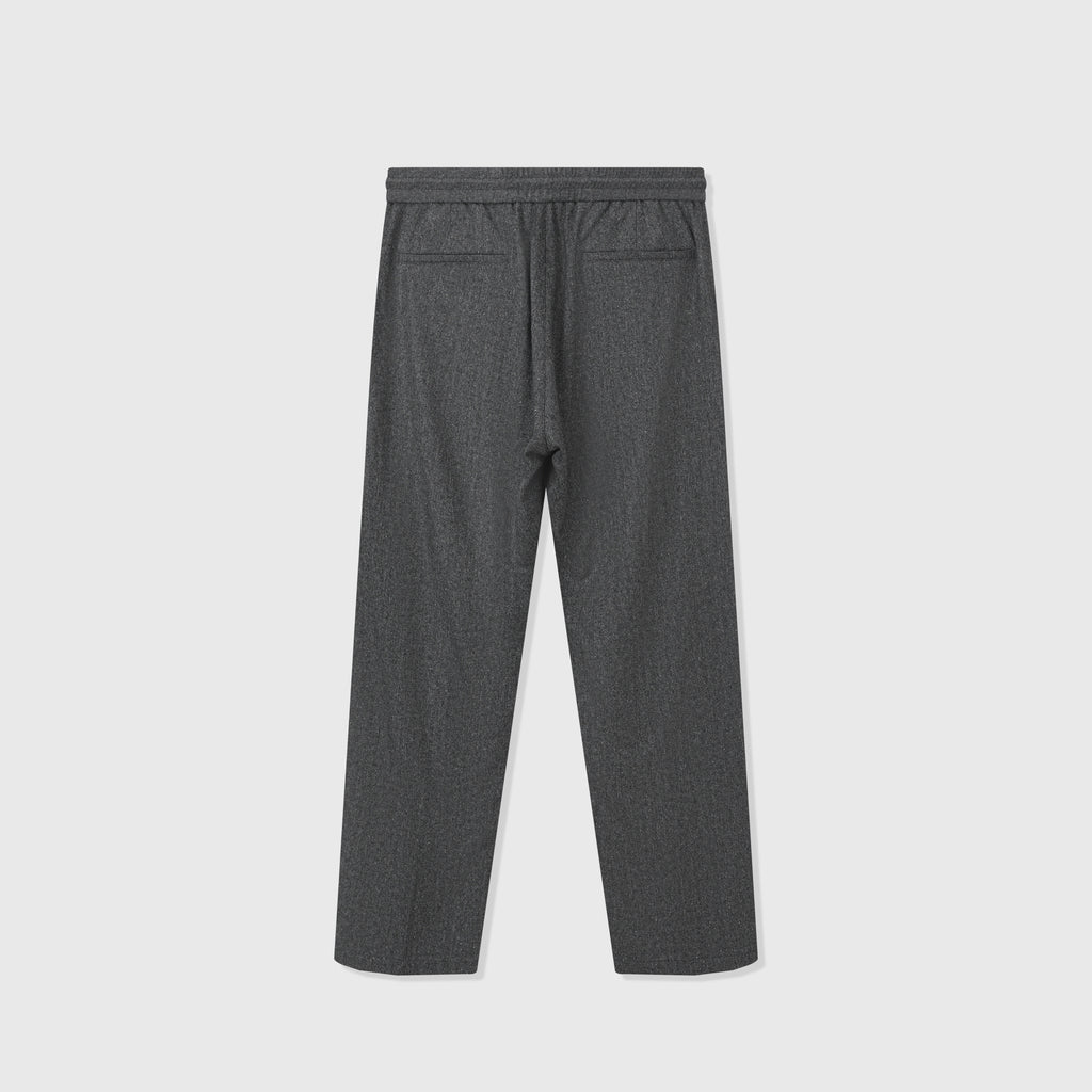 Hermès Men's Drawstring Trousers in Grey